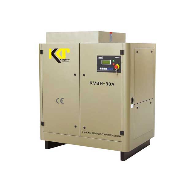 Belt driven VSD rotary screw air compressor